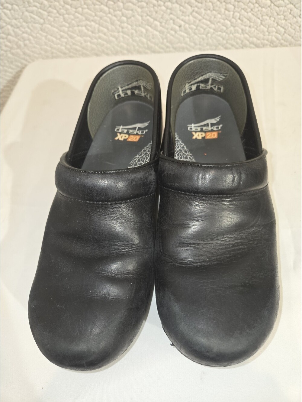 Dansco Shoe Size 9 Black XP 2.0 Patented Leather Clog Comfort Work wear